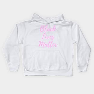 Black Lives Matter- Pink decal Kids Hoodie